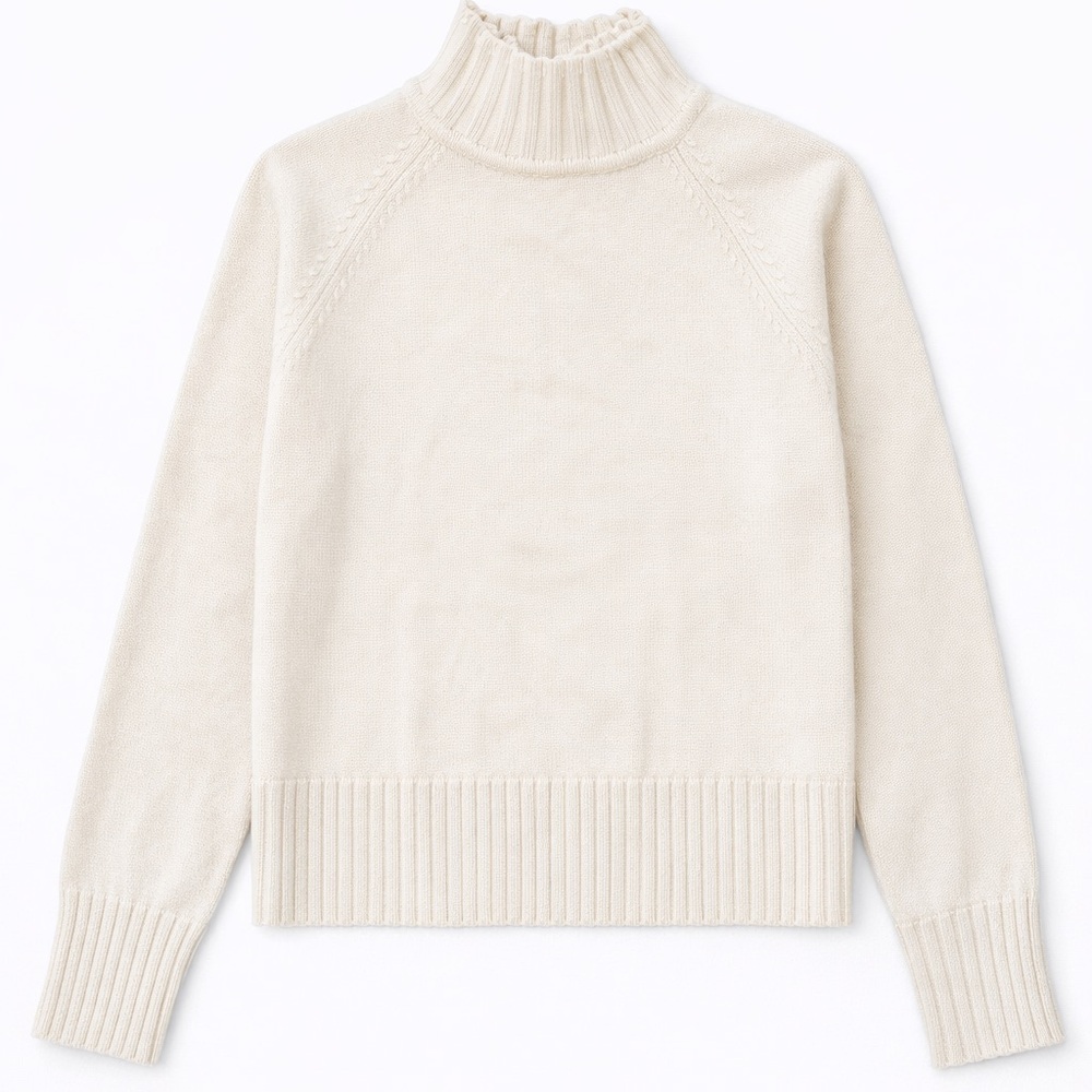 Philosophy Ivory Cream Turtleneck Sweater